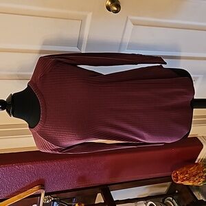 Long sleeve, soft shirt.